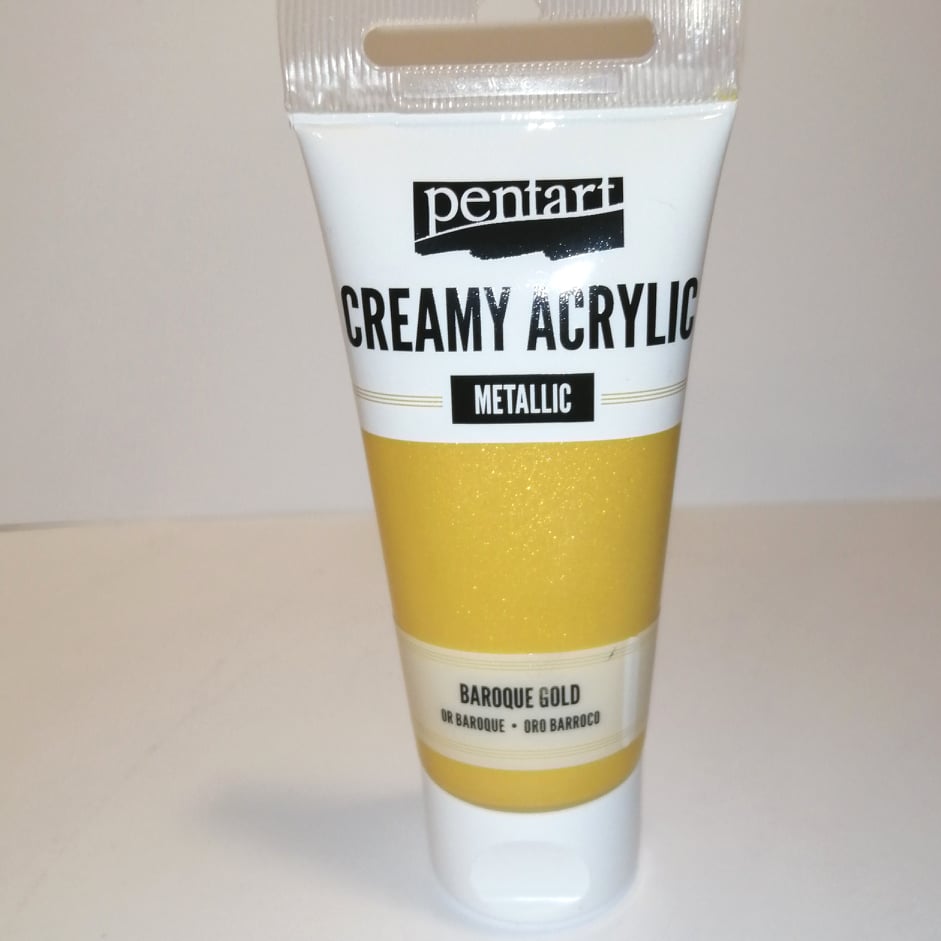Barokk arany - krémes metál akrilfesték 60 ml